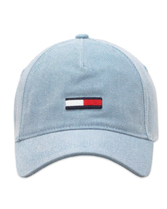 Tommy Hilfiger Flag Washed Denim Cap - Bisy Clothing