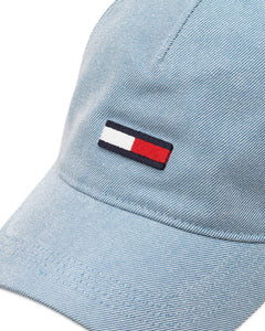 Tommy Hilfiger Flag Washed Denim Cap - Bisy Clothing