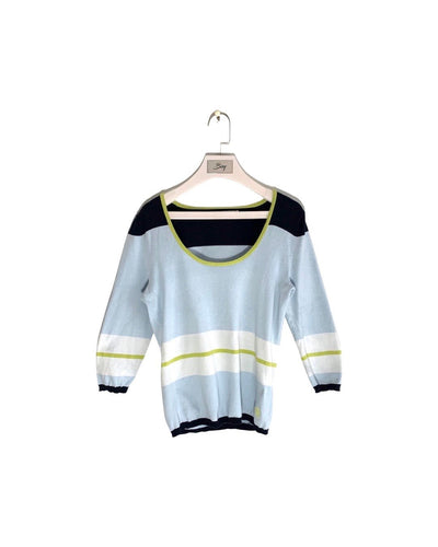 TOMMY HILFIGER Size M Long Sleeve Knit Shirt Womens OCT721 - Bisy Clothing