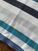 Load image into Gallery viewer, TOMMY HILFIGER Size XL Blue Striped Slim Fit Polo Shirt Women&#39;s OCT167 - Bisy Clothing
