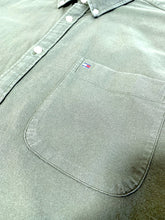 Load image into Gallery viewer, TOMMY HILFIGER Size XL Slim Fit Long Sleeve Shirt in Khaki Green - Bisy Clothing