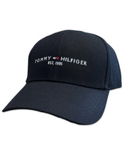 將圖片載入圖庫檢視器 Tommy Hilfiger TH Established 1985 Logo Cap in Black - Bisy Clothing