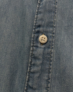 Tommy Jeans Summer Denim Button Down Shirt - Bisy Clothing