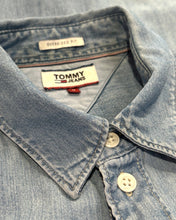 Load image into Gallery viewer, Tommy Jeans Summer Denim Button Down Shirt - Bisy Clothing