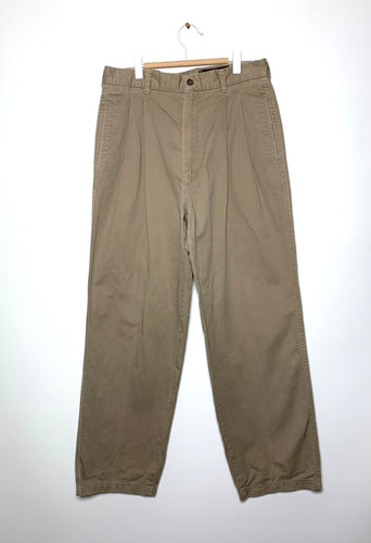 Weathergear Pleated Highwaisted Pants Brown<br/>Vintage - Bisy Clothing