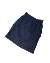 將圖片載入圖庫檢視器 WITCHERY Size 6 Dark Navy Linen Skirt APR1721 - Bisy Clothing