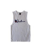 Load image into Gallery viewer, WNDRR Size M Champion Logo White Tank Mens JAN2021 - Bisy Clothing