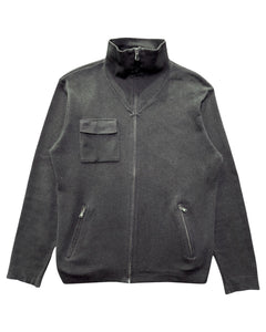 Zip Jumper with Chest Pocket Made in Italy<br/>Preloved - Bisy Clothing