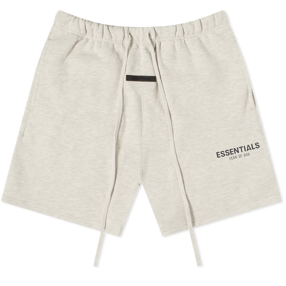 Essentials Fear of God Sweat Shorts Light Oatmeal Size XL