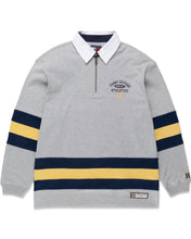 Load image into Gallery viewer, TOMMY HILFIGER Size XL Patta Long Sleeve Rugby Polo Shirt in Grey New