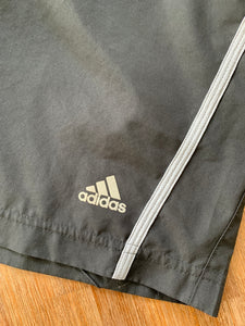 ADIDAS Size S Climalite Running Shorts in Black and Grey