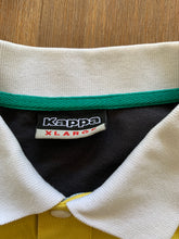 Load image into Gallery viewer, KAPPA Size XL Vintage Riding Club Polo in Yellow and Navy Mens DEC47