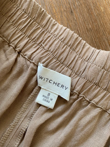 Witchery Flow Dress Shorts in Brown Womens ⏐ Size 8