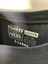 Load image into Gallery viewer, VANS Size L NEW Custom Skate Pool Service T-Shirt Black Men&#39;s MA8721
