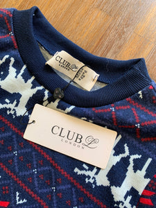 CLUB LONDON Size 10 NEW Long Sleeve Festive Knit Dress Women's DEC77