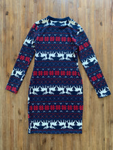 將圖片載入圖庫檢視器 CLUB LONDON Size 10 NEW Long Sleeve Festive Knit Dress Women&#39;s DEC77