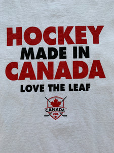 WAYNE GRETZKY Size S 2016 USA vs Canada Ice Hockey White T-Shirt Men's