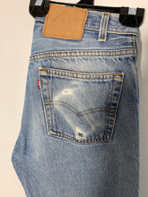 將圖片載入圖庫檢視器 LEVIS Size W28 Vintage High Waisted Denim Bluen Jeans JUN2121