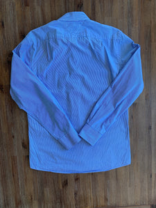 TOMMY HILFIGER Size M Long Sleeve Blue Shirt