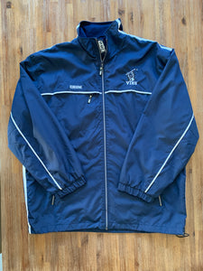 CCM Size XL Vintage 1/4 Zip Ice Hockey Blue Jacket Men's