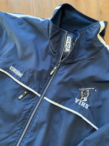 CCM Size XL Vintage 1/4 Zip Ice Hockey Blue Jacket Men's