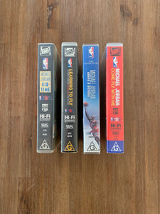 NBA VHS Michael Jordan 1990's Video Set of 4