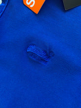 將圖片載入圖庫檢視器 SUPERDRY Size S New Classic Pique Polo Shirt in Royal Blue Men&#39;s JAN14