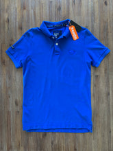 Load image into Gallery viewer, SUPERDRY Size S New Classic Pique Polo Shirt in Royal Blue Men&#39;s JAN14
