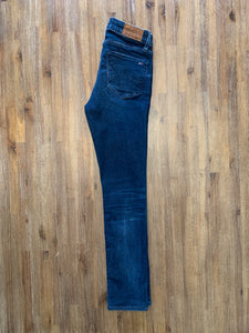 Tommy Hilfiger W26 L26 Nora Mid Rise Skinny Stretch Denim Blue Jeans Women's (MA173)