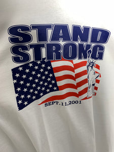 NY Size XL Vintage 9/11 Stay Strong Statue of Liberty T-Shirt JUL2221