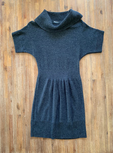 LOFT Size S By Ann Taylor Grey Knit Short Sleeve Dress Women's JAN19