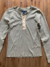 Load image into Gallery viewer, RALPH LAUREN Size M Long Sleeve Shirt in Grey Women&#39;s JU49