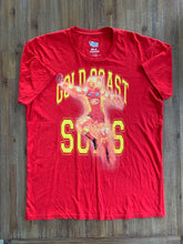 Load image into Gallery viewer, AFL Size XL Gold Coast Suns Red Men&#39;s T-Shirt