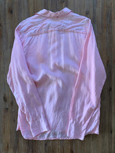 Load image into Gallery viewer, TOMMY HILFIGER Size S Long Sleeve Linen Shirt in Salmon Pink Men&#39;s SEP99