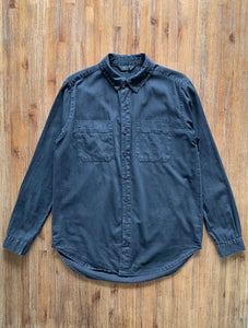NEUW Size XS/6 Charcoal Black Long Sleeve Button Shirt Women's SEP48