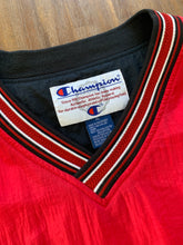 Load image into Gallery viewer, CHAMPION Size XL 2001 NCAA College Football Final Four Crew Jacket in Red Men&#39;s JAN112