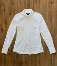 將圖片載入圖庫檢視器 TOMMY HILFIGER Size XS White Long Sleeve Button Shirt Women&#39;s JU92
