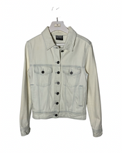 Load image into Gallery viewer, NANA JUDY Size 10 Distressed Denim Jacket in Light Blue JUN40211