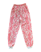 Load image into Gallery viewer, NEWS BREAKERS Size S Vintage Deadstock/New 90&#39;s Pink Jogger Pants JUL4421