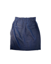 Load image into Gallery viewer, WITCHERY Size 6 Dark Navy Linen Skirt  APR1721