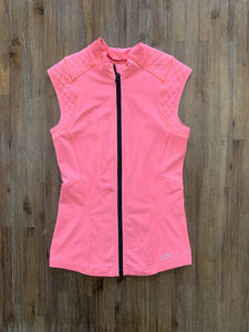 LORNA JANE Size XS Sleeveless Jacket in Salmon Pink Women's