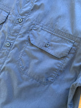 Load image into Gallery viewer, NORTH FACE Size L Dark Blue Short Sleeve Button Shirt Men&#39;s  JUL55