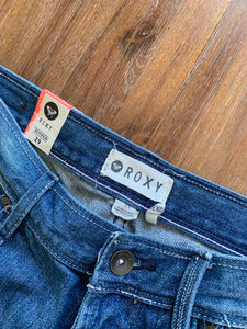 ROXY Size 29 Boyfirend 'Tomboy Denim Vintage' Blue Jeans Women's DEC86