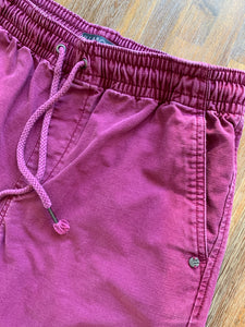 BILLABONG Size 8 Cuffed Pants in a Retro Marone DEC129