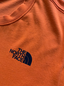 NORTHFACE Size M The North Face Orange with Camouflage Print Women's AUG60