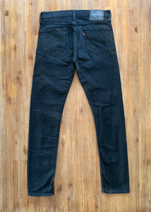 LEVIS Size 30 Denim Black Jeans Women's MAR4621