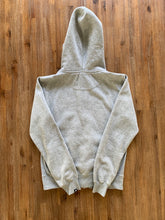 Load image into Gallery viewer, NIKE Size M Grey Hooded Zip Jumper in Grey Women&#39;s