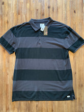 Load image into Gallery viewer, QUICKSILVER Size XXL NEW Black and Grey Polo Shirt Men&#39;s JU123