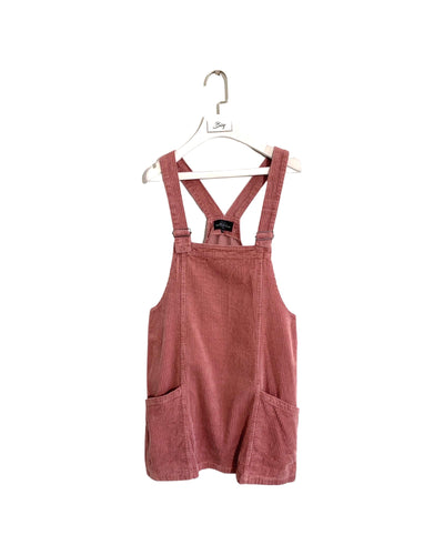 Size S Pink Corduroy Dungaree Dress APR4622