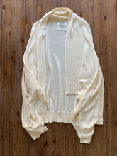 Load image into Gallery viewer, LEVIS Size Small Waterfall Cardigan in a Cream Women&#39;s SEP24